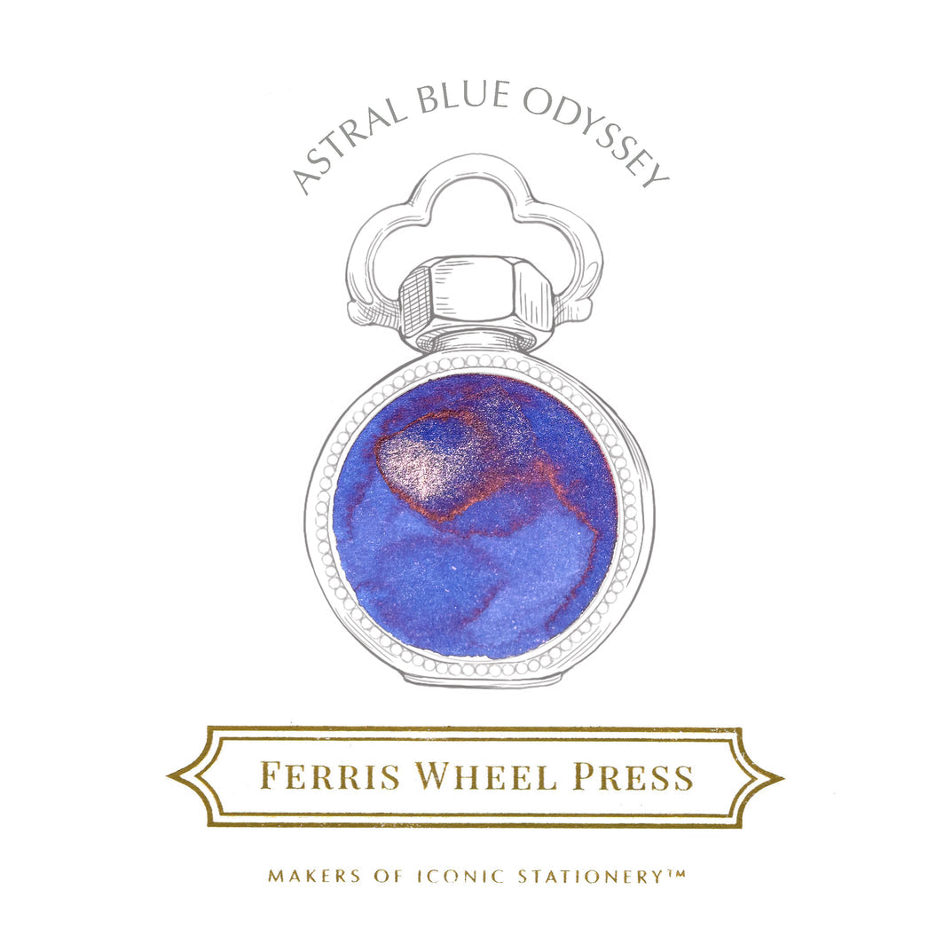 Ferris Wheel Press Fountain Pen Ink- Astral Blue Odyssey