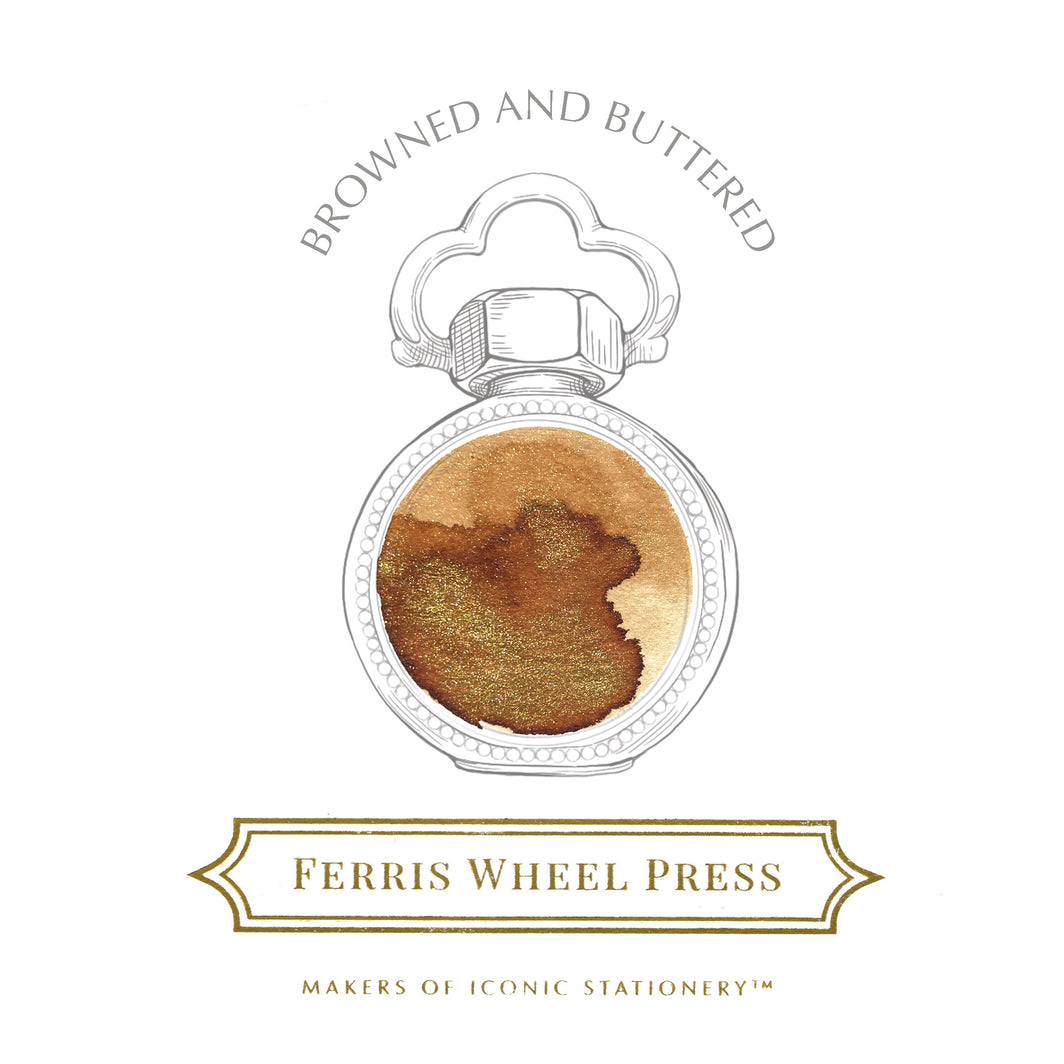 Ferris Wheel Press Fountain Pen Ink- Browned and Butter