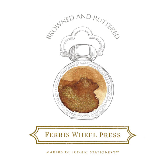 Ferris Wheel Press Fountain Pen Ink- Browned and Butter