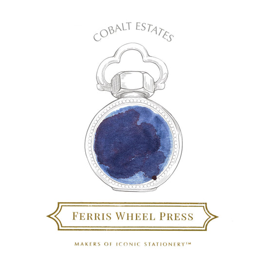 Ferris Wheel Press Fountain Pen Ink- Cobalt Estates