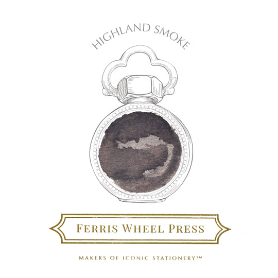 Ferris Wheel Fountain Pen Ink 38ml- Highland Smoke
