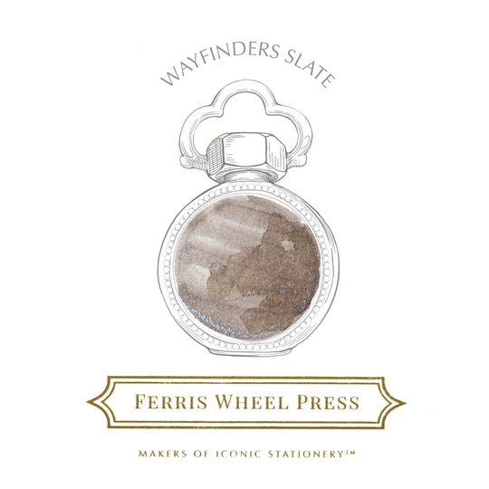 Ferris Wheel Press Fountain Pen Ink- Wayfinders Slate
