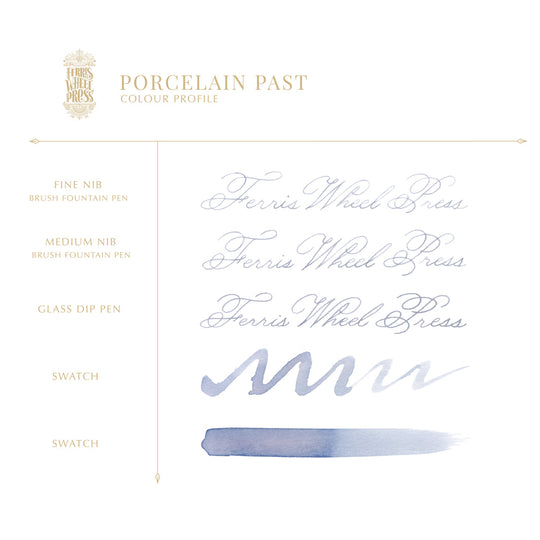 Ferris Wheel Press Fountain Pen Ink- Porcelain Past