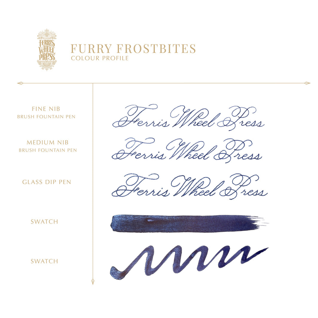 Ferris Wheel Press Fountain Pen Ink- Furry Frosbites