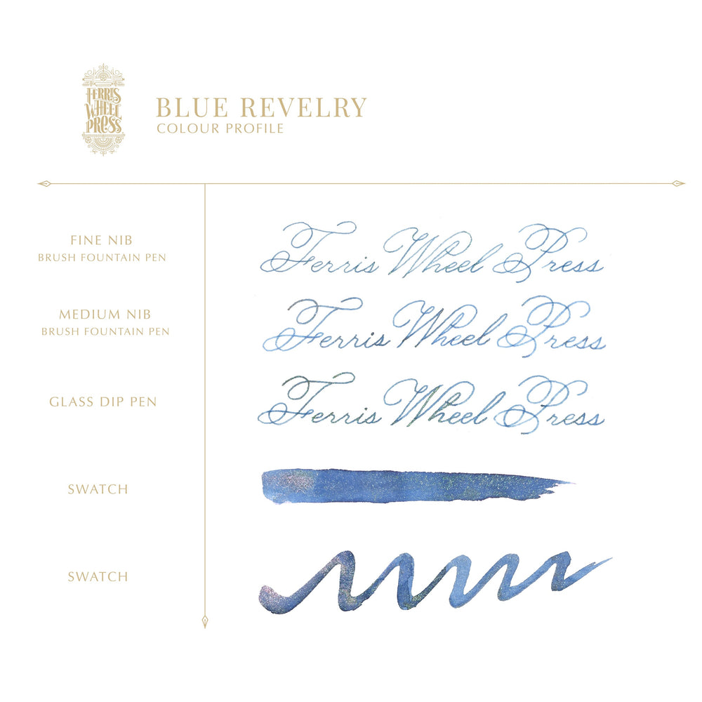 Ferris Wheel Press Blue Revelry 15th Anniversary Limited Edition