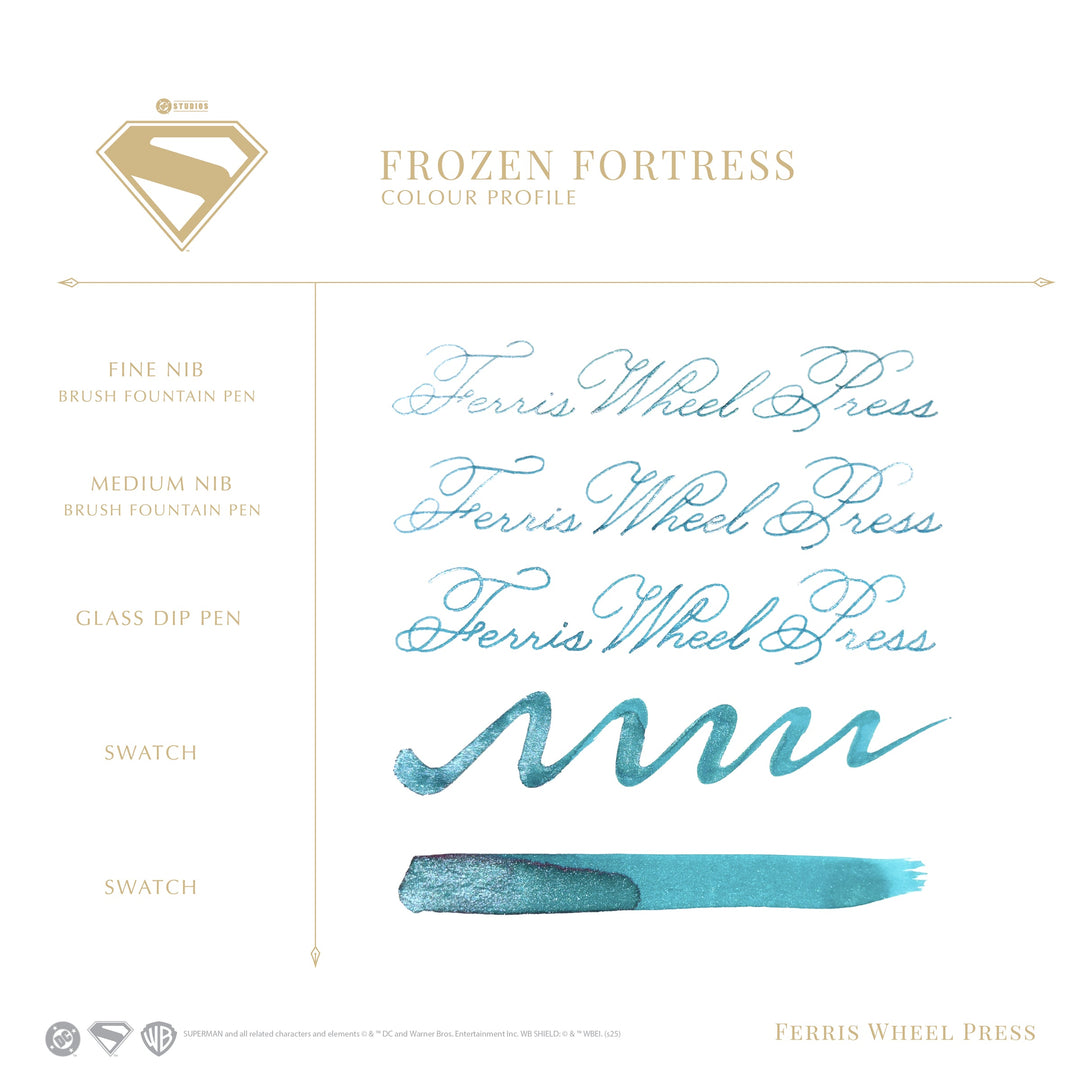 Ferris Wheel Press Fountain Pen Ink 10ml - Frozen Fortress