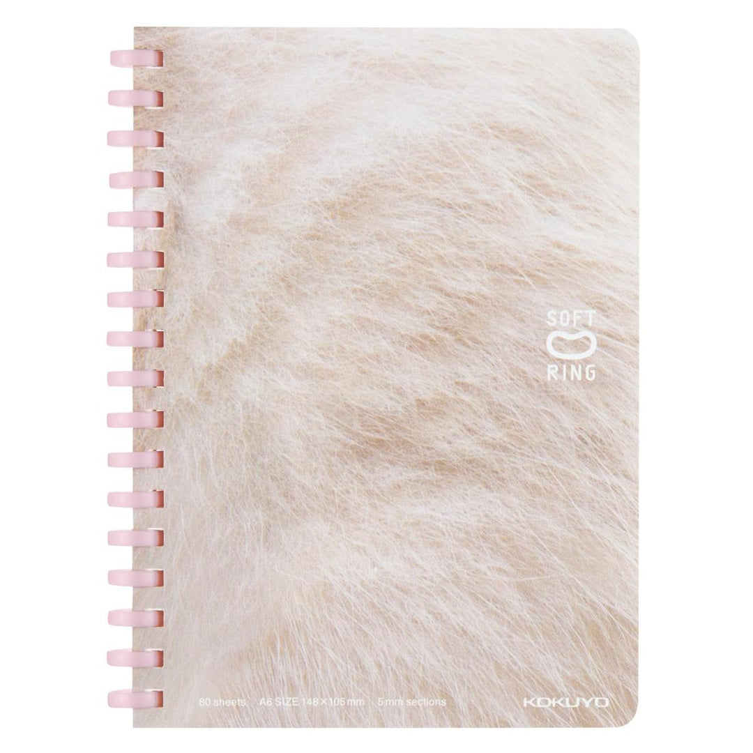 Kokuyo Soft Ring Cat Print Limited Edition A6