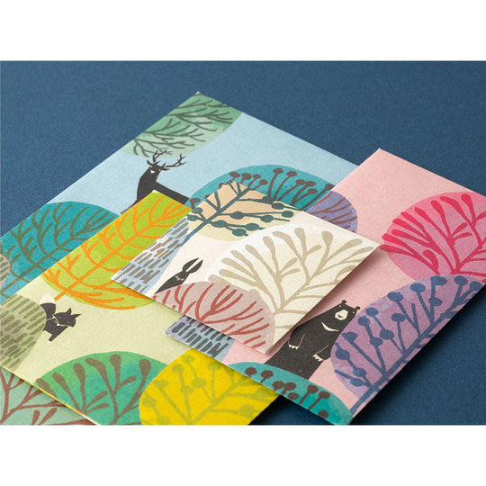 Envelope Multipack Forest animals