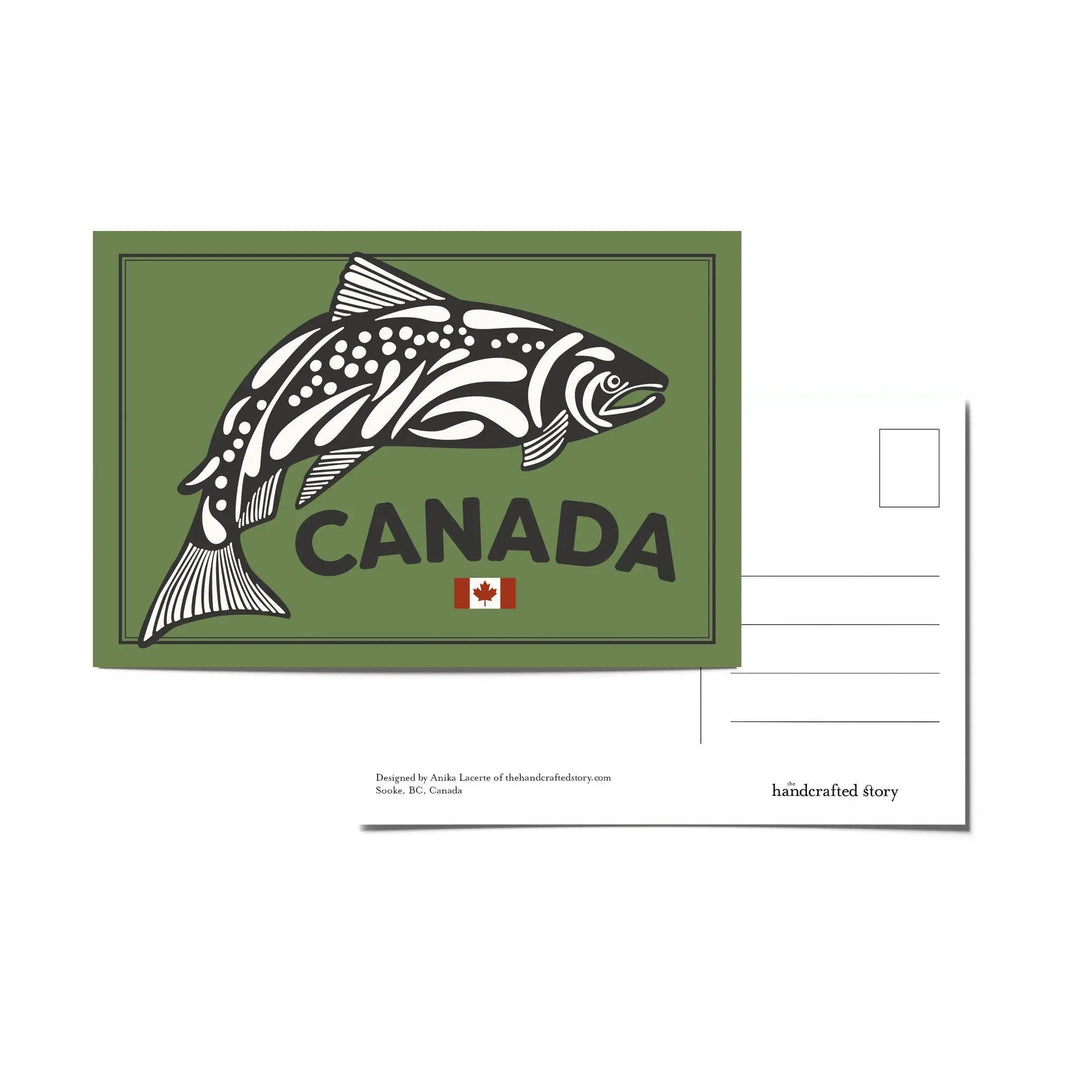 Canada Salmon Postcard
