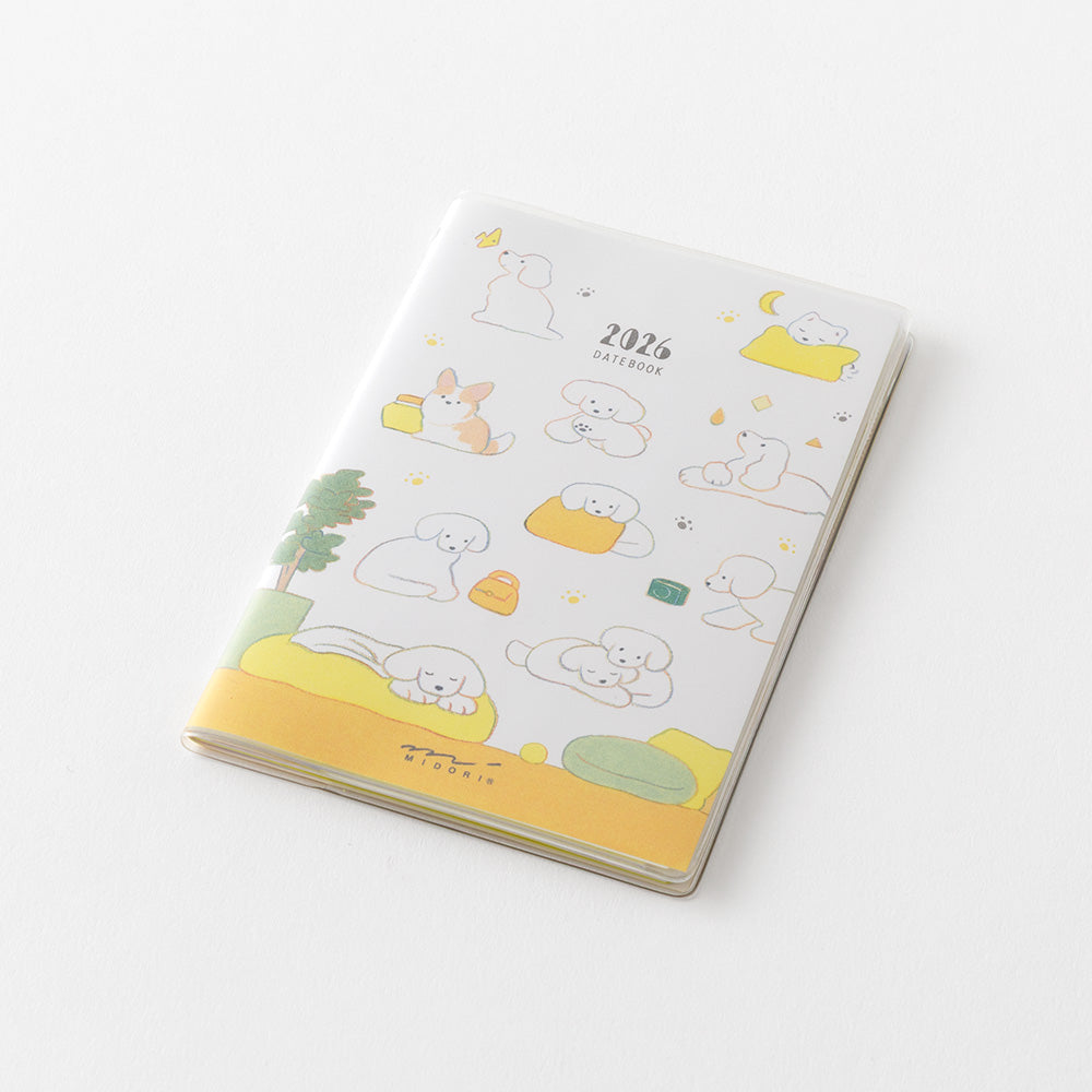 Midori Pocket Diary Mini Dog 2026