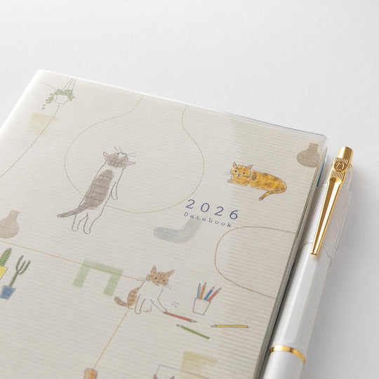 Midori Pocket Diary <A6> Cat 2026