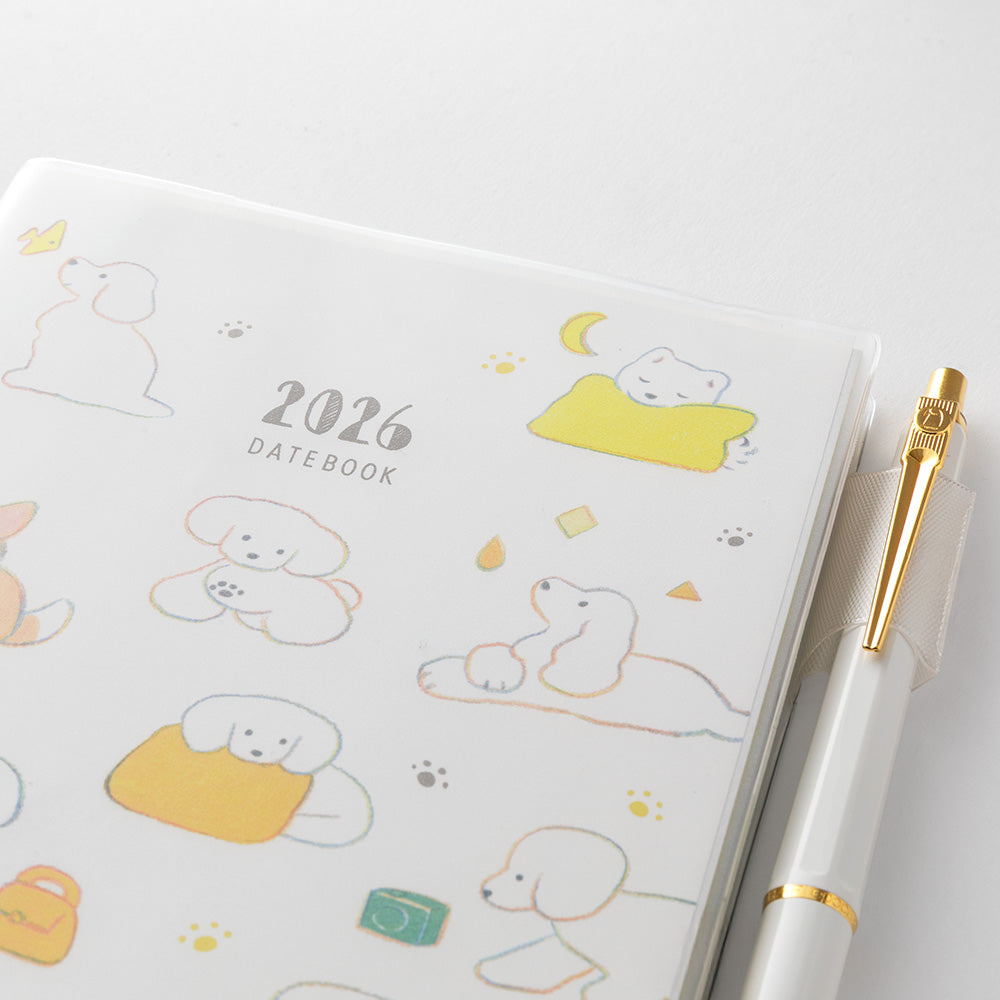 Midori Pocket Diary <B6> Dog 2026