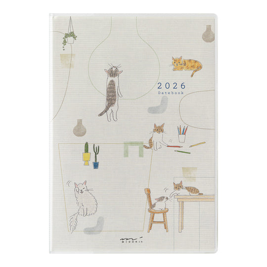 Midori Pocket Diary <B6> Cat 2026
