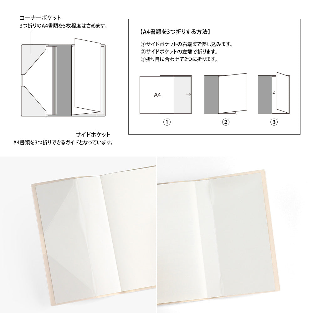 Midori Professional Diary PRD <Slim> Monthly Block Flower 2026
