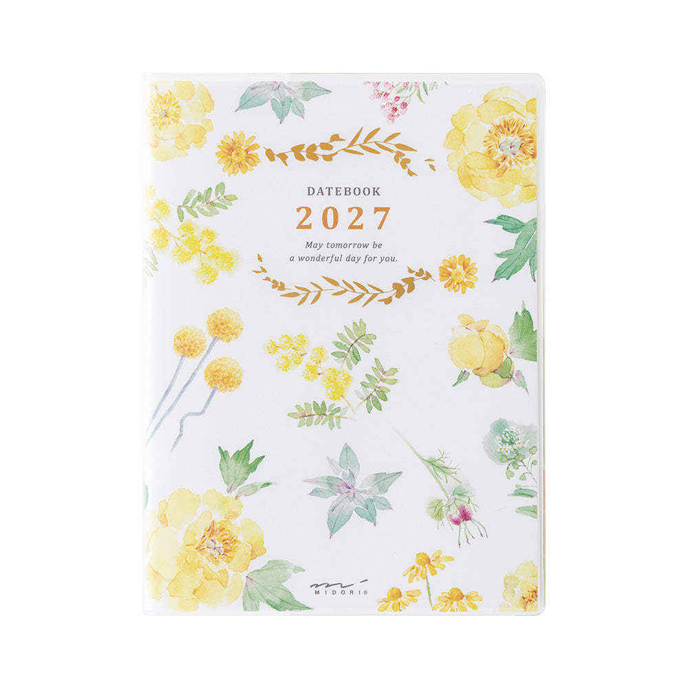 Midori Diary <A6> Country Time Flower 2027