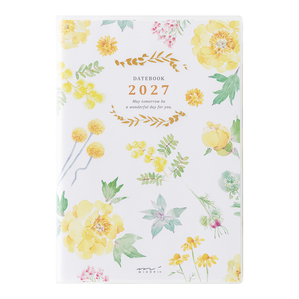 Midori Diary <B6> Country Time Flower 2027