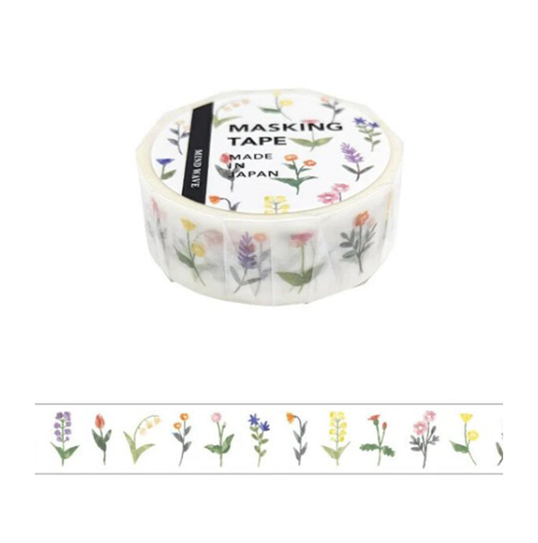Mind Wave Washi Tape Flower Hana Dust 3