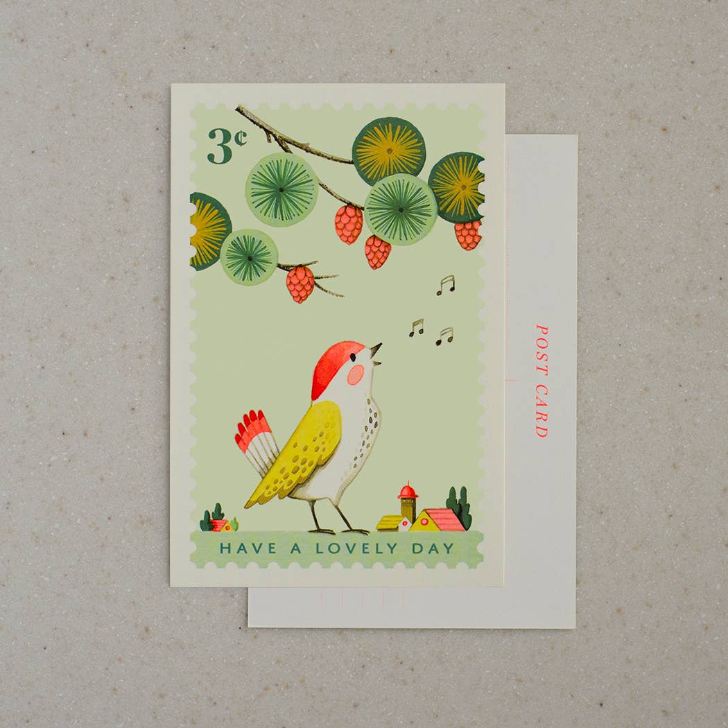 Singing Bird Postcard