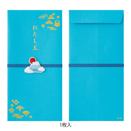 Midori Money Envelope 654 Embroidery New Year’s Gift Mount Fuji
