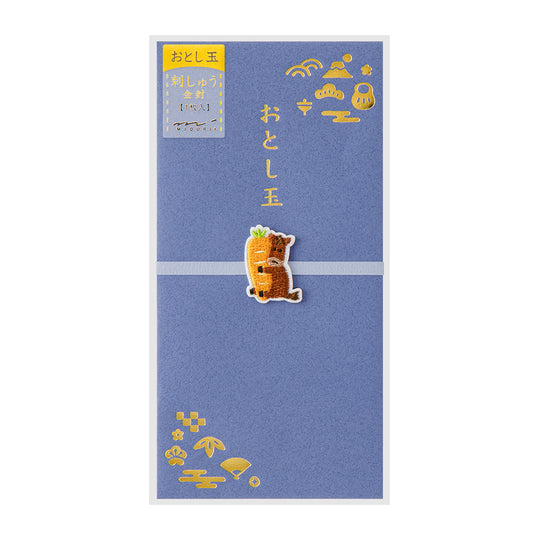 Midori Money Envelope 709 Embroidery New Year’s Gift Horse and Carrot