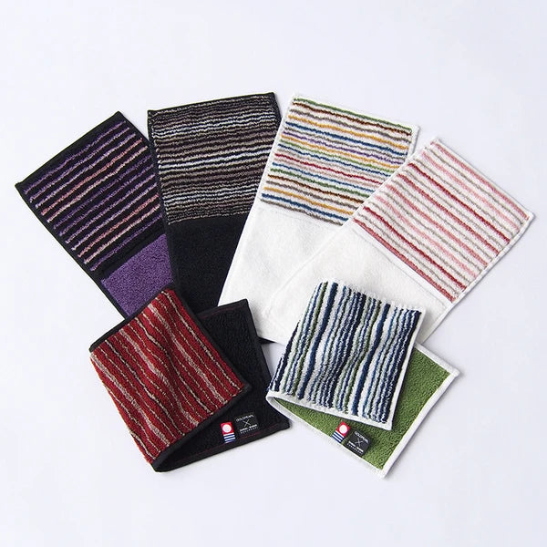 Goldpearl Imabari Ink Towel Handkerchief - Benino×Hideaki(Red)