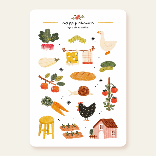Countryside - Planner &amp; Journal Stickers | A6 Matte Paper