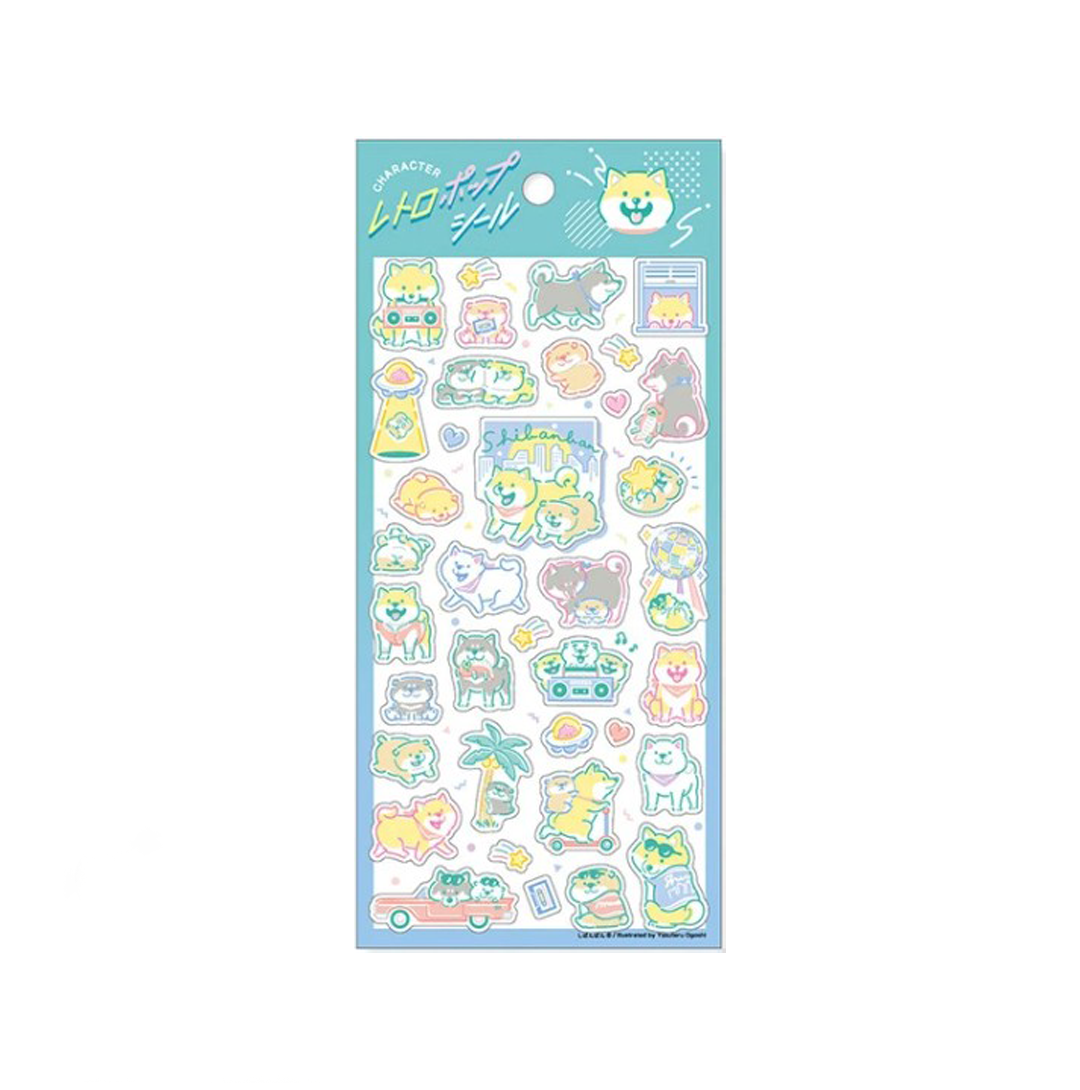 Mind Wave Stickers - Retro Pop Character Shibanban