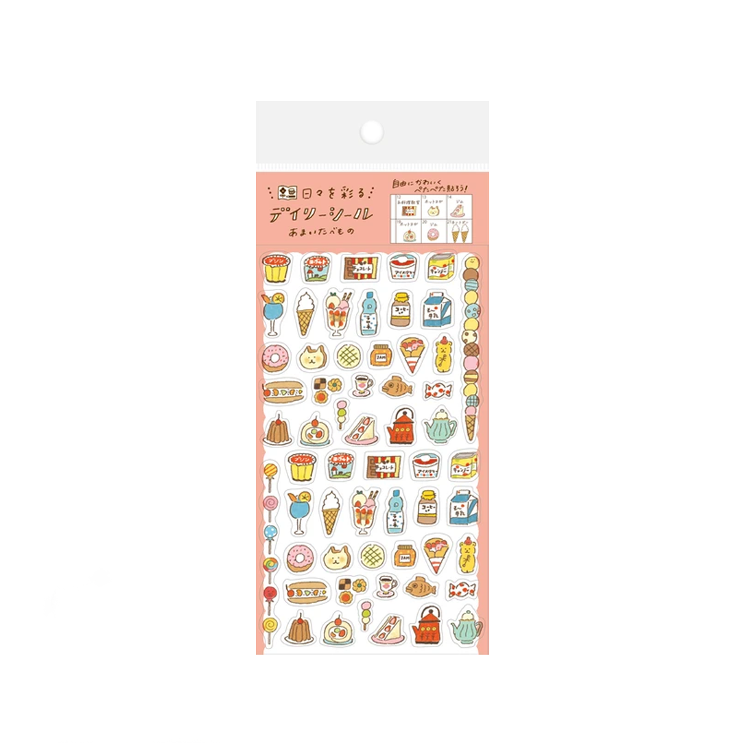 FURUKAWA SHIKO Planner Stickers Watashi-Biyori Daily Sticker Sweets