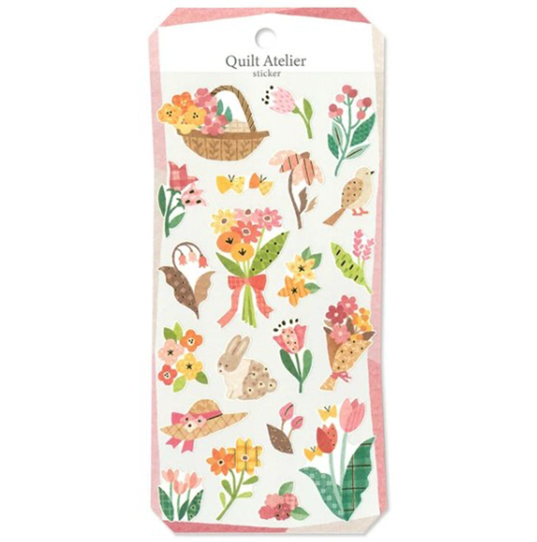 Mind Wave Stickers Quilt Atelier Late Afternoon Flower Garden