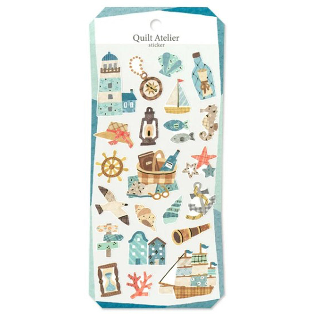 Mind Wave Stickers Quilt Atelier City With A Port