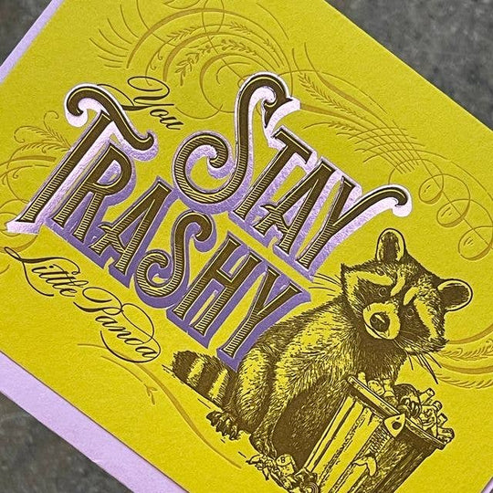 Card / Stay Trashy