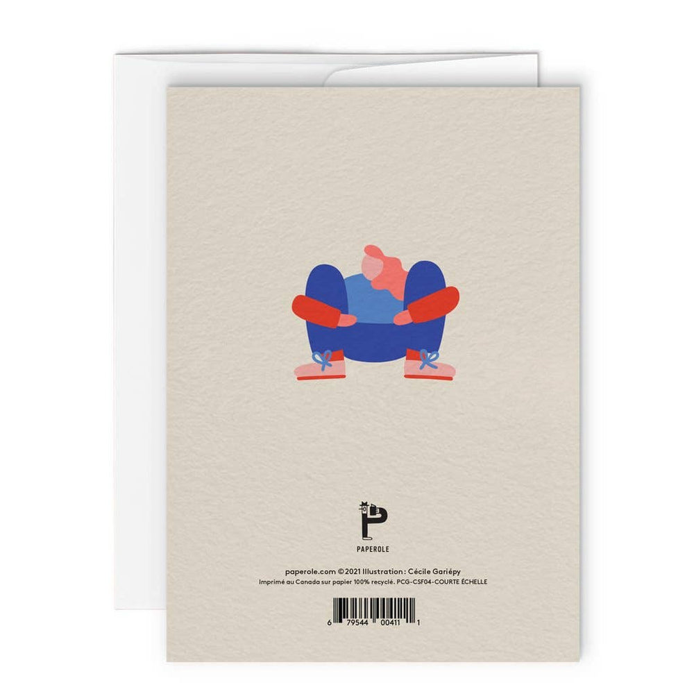 COURTE ÉCHELLE — Greeting card
