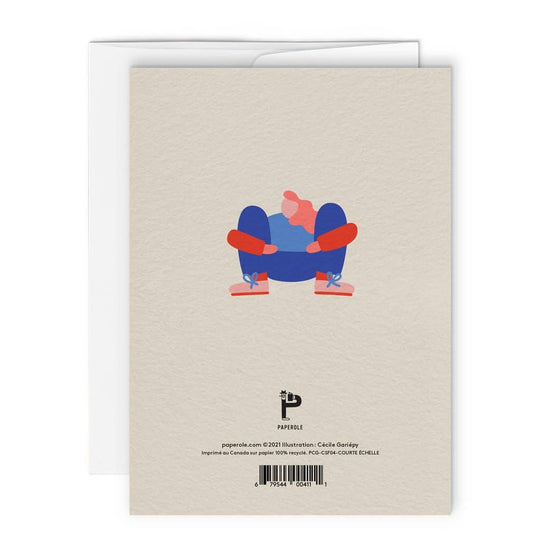 COURTE ÉCHELLE — Greeting card