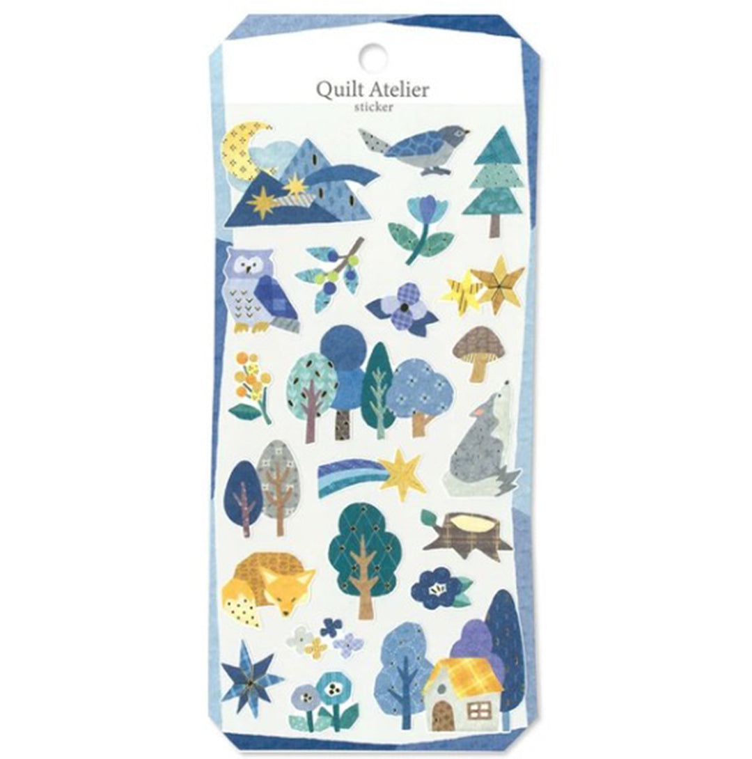 Mind Wave Stickers Quilt Atelier Starry Forest