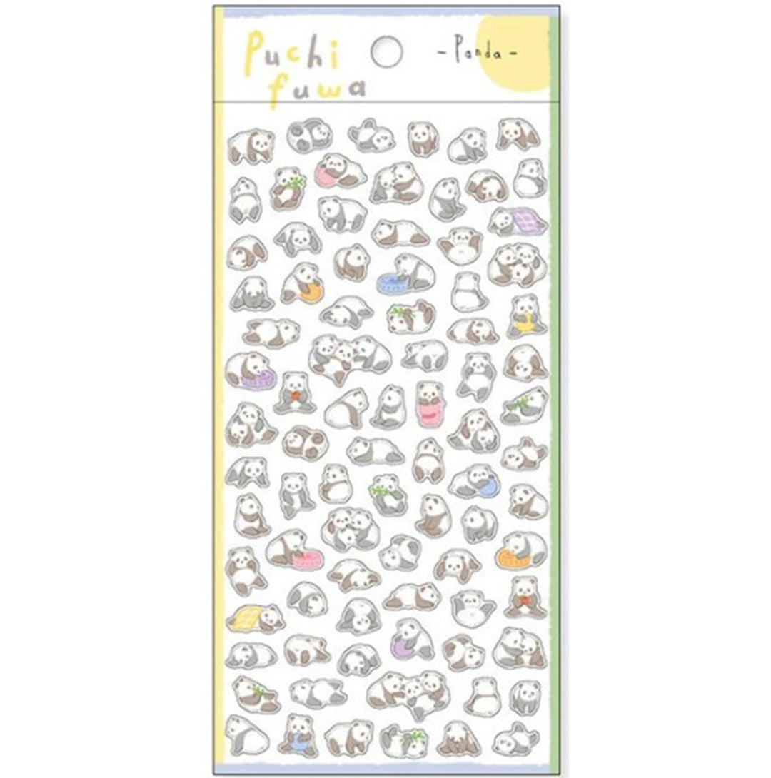 Mind Wave Stickers Puchi Fuwa -Panda-
