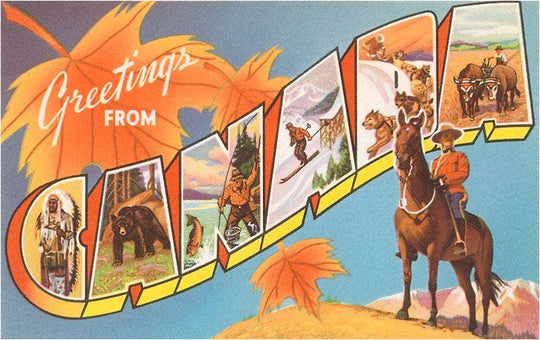 Postcard CN-23 Greetings from Canada