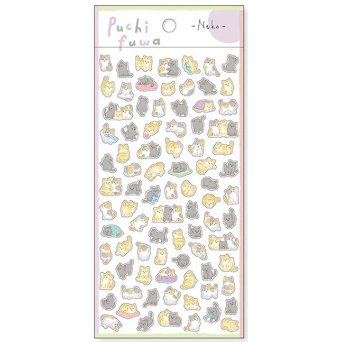 Mind Wave Stickers Puchi Fuwa -Neko-