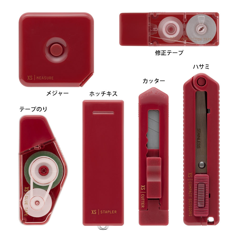 Midori XS Stationery Kit Dark Red