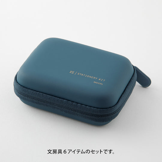 Midori XS Stationery Kit Navy Blue A