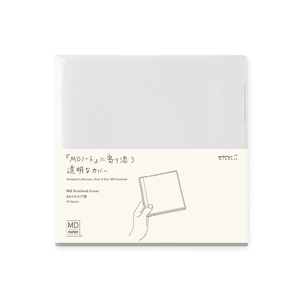 MD Notebook Cover <A5 Square> Clear