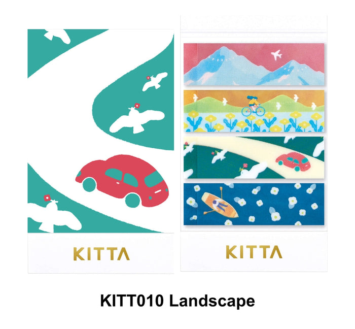 KITTA Washi Tape Clear Landscape