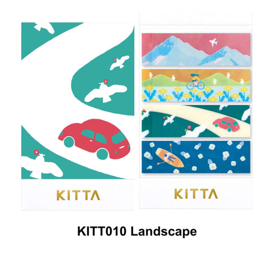 KITTA Washi Tape Clear Landscape