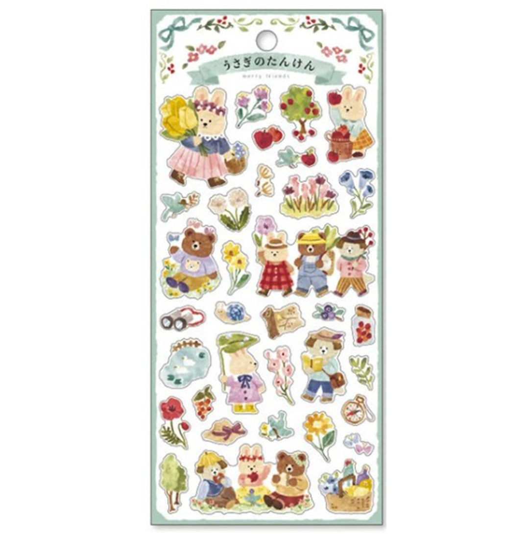 Mind Wave Sticker Merry Friends Rabbit&