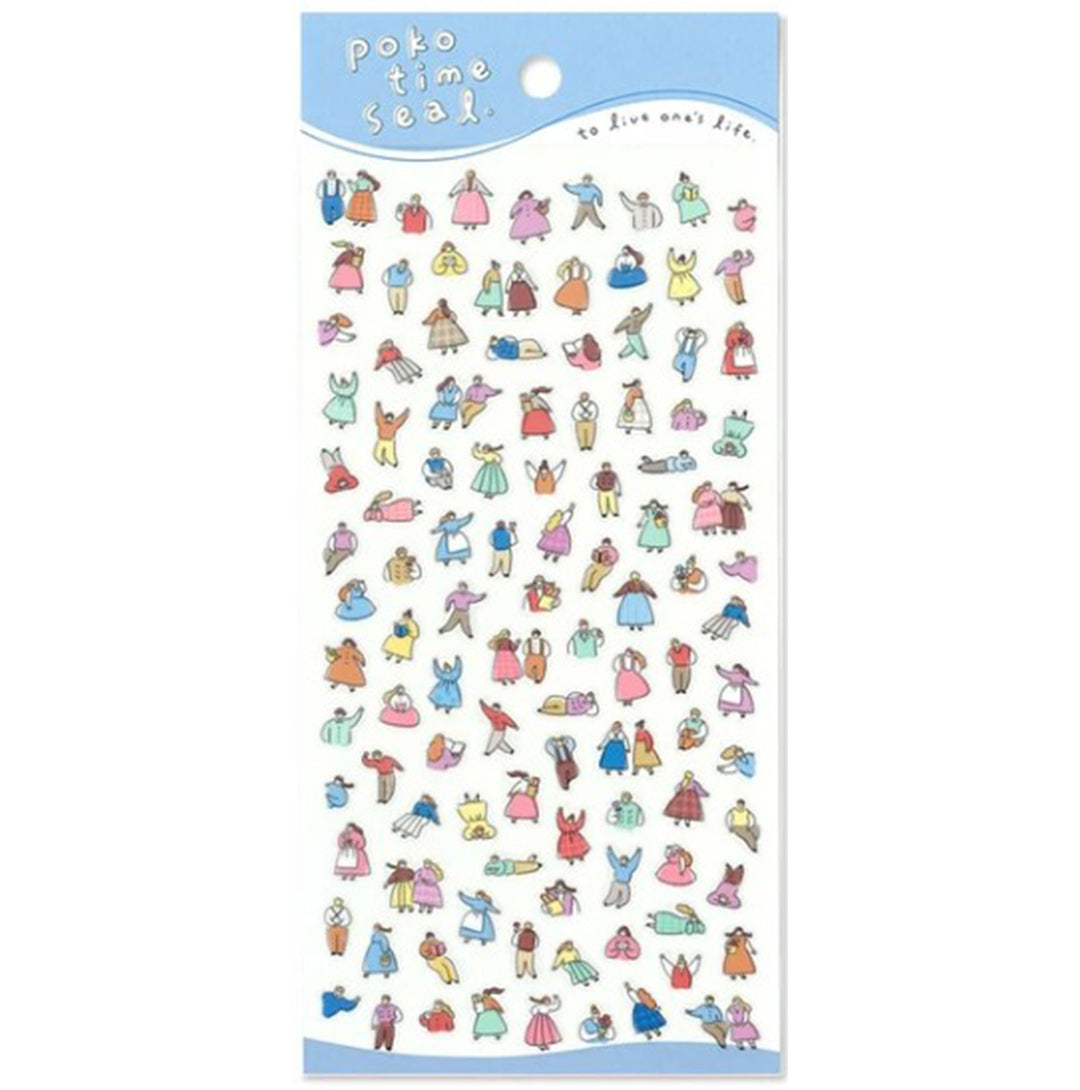 Mind Wave Stickers Poko Time Seal Man