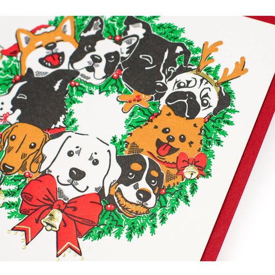 Happy Howlidays Dog Card: Box Set of 6 Cards