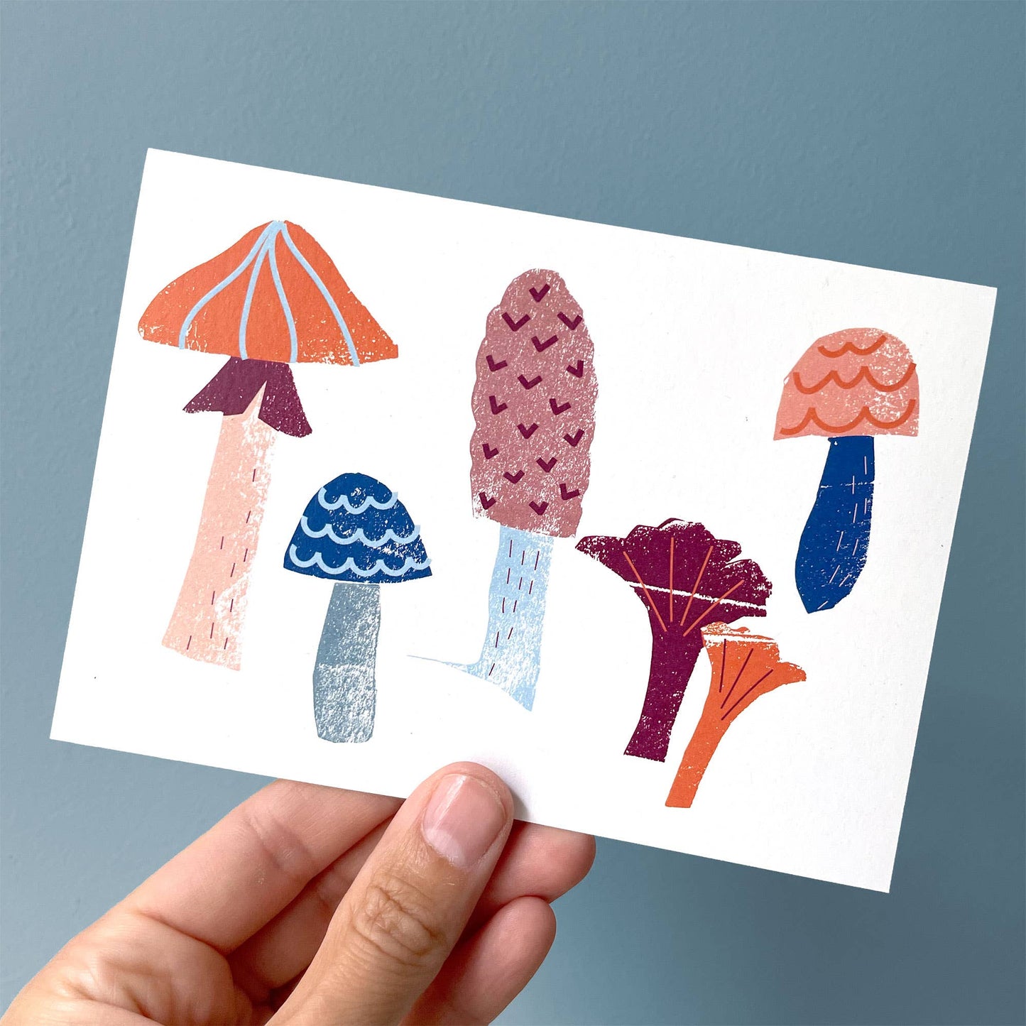 Greeting Card Mushrooms