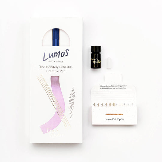 Lumos Pro - Refillable Multi-Tip Pen: Midnight / Duo Tip
