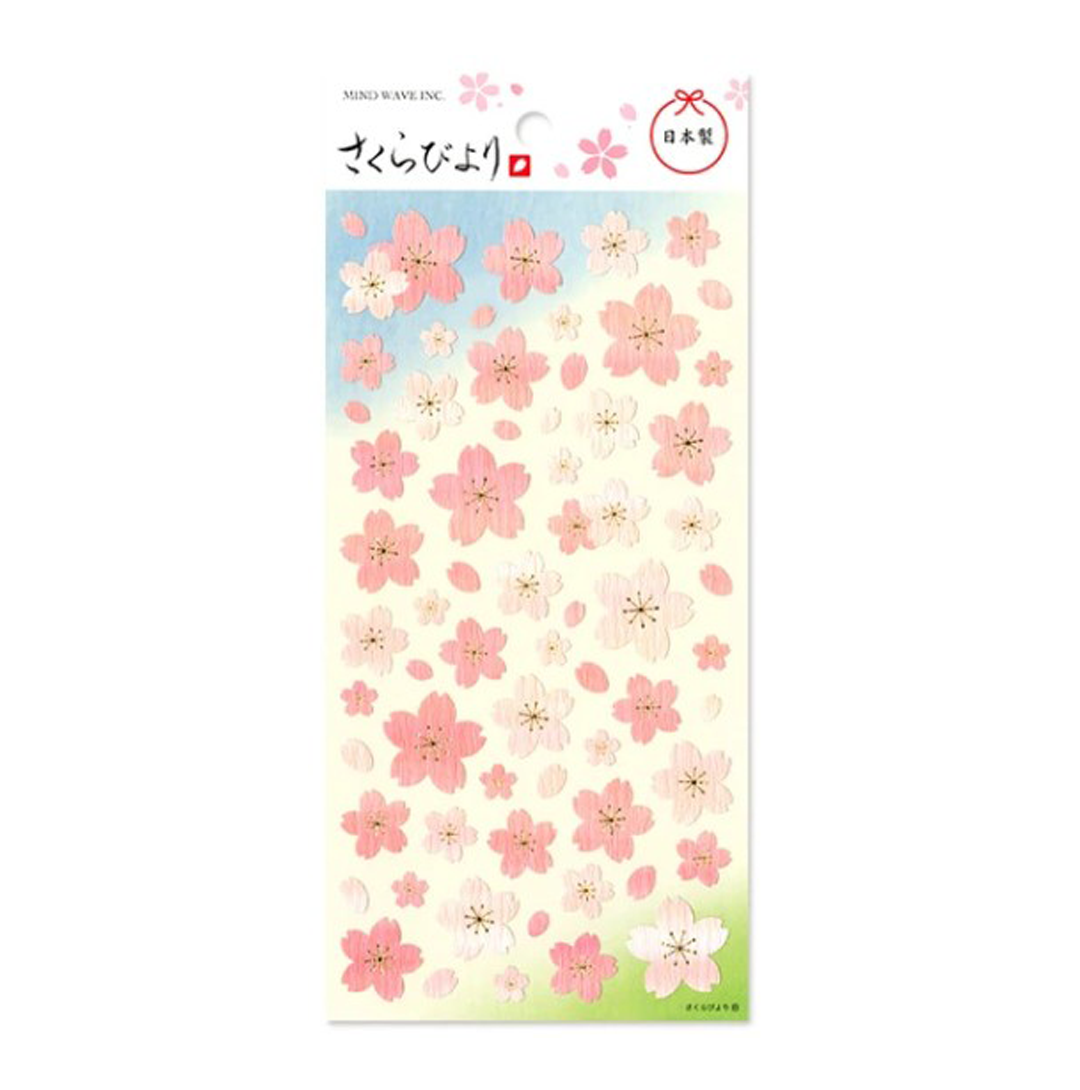 Mind Wave Stickers Sakura Biyori Simple Sakura