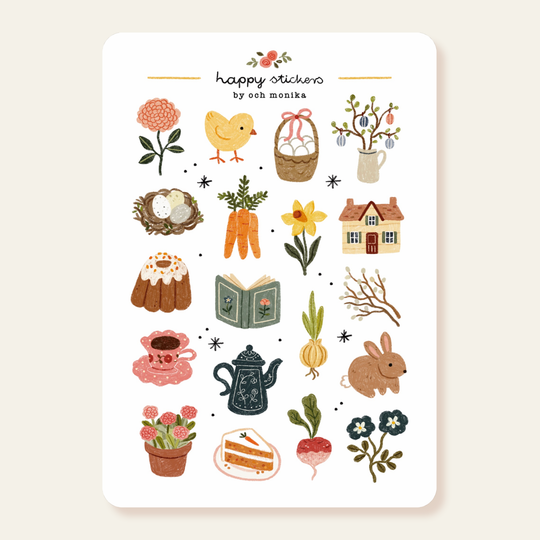 Early Spring - Planner &amp; Journal Stickers | A6 Matte Paper