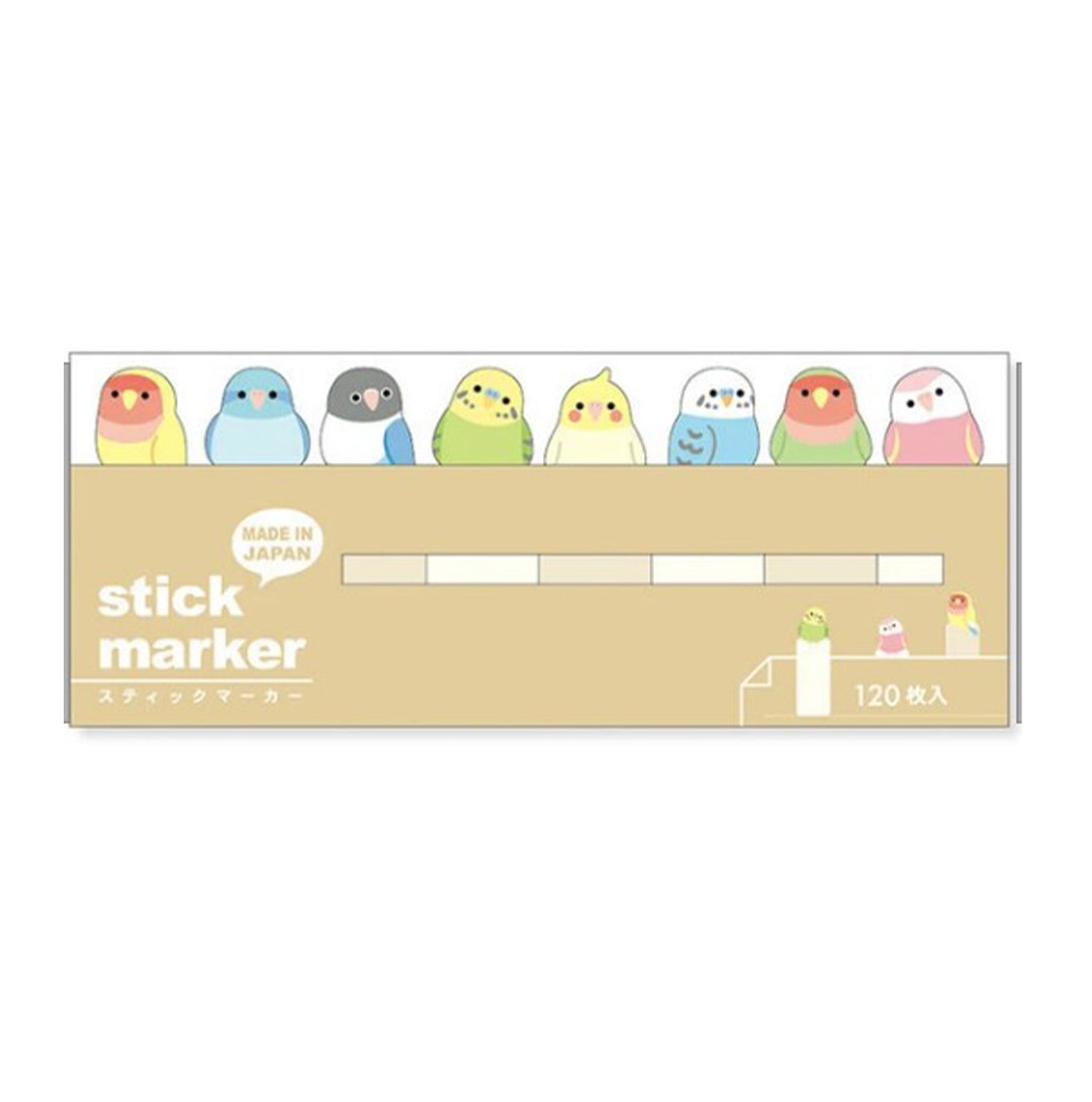 Mind Wave Sticky Notes Stick Marker Parakeet